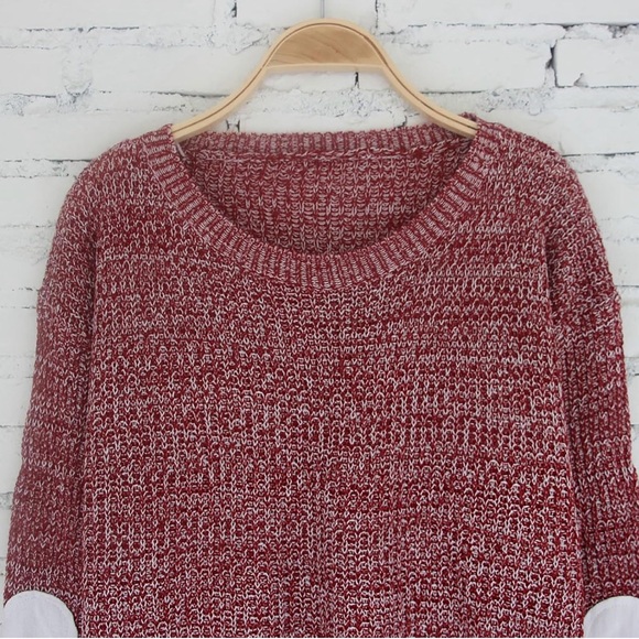 Women's red heart sweater, size small - Picture 2 of 8